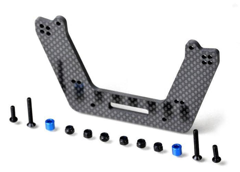 Exotek 1982 Carbon Fiber Front Drag Tower for Shorter 4Tec Shock Traxxas Slash