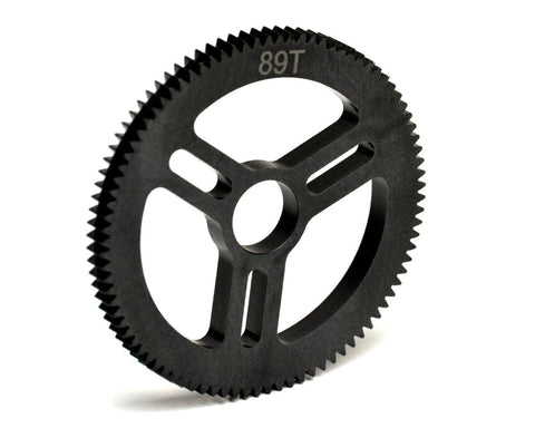 Exotek 2074 Flite Spur Gear, 48 Pitch 89 Tooth, Machined Delrin, for EXO Spur Gear Hubs
