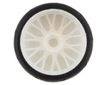 GRP Tires GT - TO3 Revo Belted Pre-Mounted 1/8 Buggy Tires (White) (2) (XM5) w/RIGID Wheel