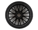 GRP Tires GT - TO3 Revo Belted Pre-Mounted 1/8 Buggy Tires (Black) (2) (XB3) w/FLEX Wheel