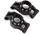 Hot Racing Traxxas Maxx Aluminum Rear Hubs Stub Axle Carriers (Black) (2)