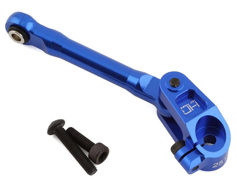 Hot Racing Traxxas Maxx Aluminum Fixed Steering Link w/25T Servo Arm (Blue)