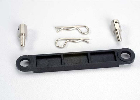 Traxxas Battery Hold Down Plate w/ Hardware Black