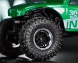 Injora 0.7" D19 ModuWheel Brass & Aluminum Micro Crawler Beadlock Wheels (Black) (4) (8.4g ea) (-2mm Offset) (Ascent-32)