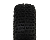 Injora Ascent-32 0.75 XHX-Pin Tires w/Six-Spoke Aluminum Bead-lock Wheels (S5) (Titanium) (4) (5g ea) (44mm OD)