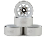 INJORA 1.0" Negative Offset 3.78mm Deep Dish Stamped Steel Wheel Rims for 1/24 RC Crawlers (4) (W1004)