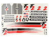 JConcepts F2 Monster Truck Body for Traxxas Sledge (Clear) - JCO0479