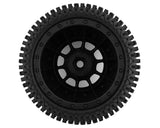 JConcepts Choppers Pre-Mounted Monster Truck Tires w/Hazard Wheel (Black) (2) (Platinum)