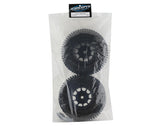 JConcepts Choppers Pre-Mounted Monster Truck Tires w/Hazard Wheel (Black) (2) (Platinum)