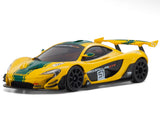 Kyosho MR-04 RWD Mini-Z Readyset w/McLaren P1 GTR Body (Yellow/Green) w/KT-531P 2.4GHz Radio