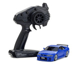 Kyosho MA-020 AWD Mini-Z ReadySet w/Nissan Skyline GT-R R34 V. Spec II Nur Body (Metallic Blue) w/KT-531P 2.4GHz Radio