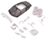 Kyosho Mini-Z RWD MR-04 Porsche 911 GT3 RS Body Set (Unpainted) w/Rims - MZN232