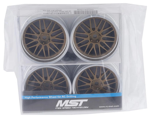 MST FS-GD LM offset changeable wheel set (4) (Offset Changeable) w/12mm Hex