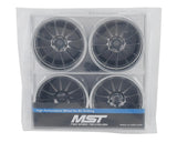 MST S-SBK 21 offset changeable wheel set (4) (Offset Changeable) w/12mm Hex