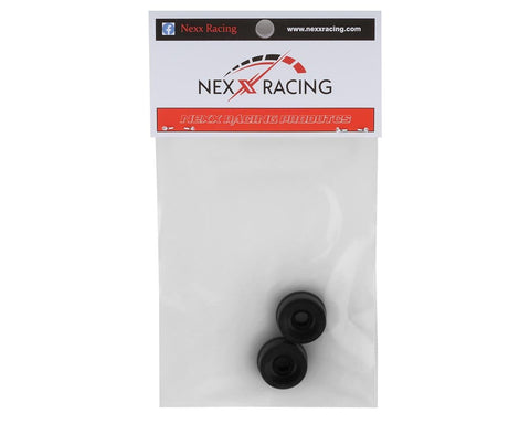 NEXX Racing MINI-Z 2WD Solid Front Rim (2) Black (1mm Offset)