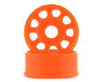 NEXX Racing MINI-Z 2WD 9 Spoke Front Rim (2) Neon Orange (0mm Offset)