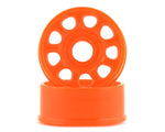 NEXX Racing MINI-Z 2WD 9 Spoke Front Rim (2) Neon Orange (2mm Offset)