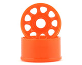 NEXX Racing MINI-Z 2WD 9 Spoke Rear Rim (2) Neon Orange (1mm Offset)