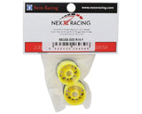 NEXX Racing Mini-Z RWD"JUD" EVO Rear Threaded Side-Wall Carbon Fiber Rims (0mm Offset) (2) (Wide)