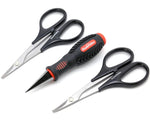 Powerhobby RC Body Tools Reamer & Scissors Set Curved Straight