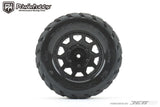 Powerhobby Rockform 1/10 MT Belted Tires (2) with Removable Hexes