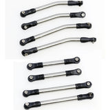 Powerhobby 8PC Stainless Steel High Clearance Links Set Axial SCX24 C10 / JLU / Bronco