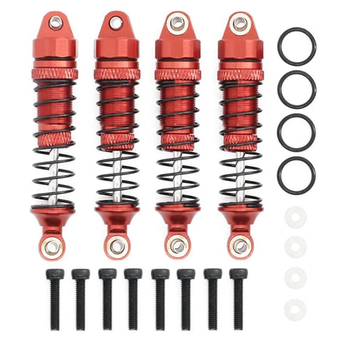 Powerhobby Aluminum Shocks (4) For Traxxas Prerunner Rally SST Teton Red