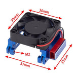 Powerhobby Aluminum Heat Sink High Velocity Cooling Fan FOR Traxxas Velineon VXL-3s