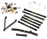 Powerhobby BRASS Suspension Links Steering Rod Tie 133.7mm SCX24 C10 Jeep