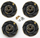 Powerhobby Axial SCX24 Brass Counterweight Wheel Hub Weights Adapter
