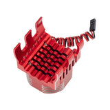 PowerHobby 1/8 Aluminum High Speed LED Lights Cooling Fan Heatsink Mount Red