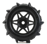 Powerhobby 1/8 Rooster 3.8 Belted Paddle Sand Snow Tires 17mm