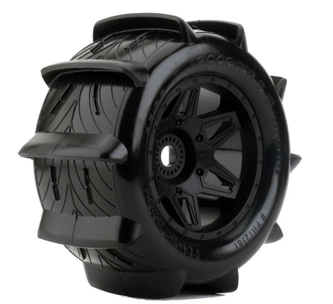 Powerhobby 1/8 Rooster 3.8 Belted Paddle Sand Snow Tires 17mm