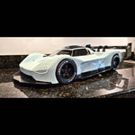 Delta Plastik Prototype IR 1/7th Scale Clear RC Car Body 2MM Clear w/ Wing, and Decals