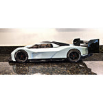 Delta Plastik Prototype IR 1/7th Scale Clear RC Car Body 2MM Clear w/ Wing, and Decals