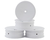 ProTek RC 2.2" Concave Front 2WD 1/10 Buggy Wheels (White) (4) (12mm Hex) - PTK-2754