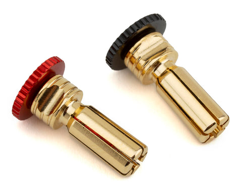 ProTek RC Twist Lock Adjustable Bullet Plug Grips w/5mm Bullets (Red/B ...