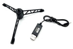 Rage RC Spinner Missile - Black Electric Free-Flight Rocket