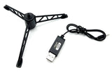 Rage RC Spinner Missile - Black Electric Free-Flight Rocket