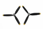 Rage RC 3-Blade Prop & Spinner (2); F4U BL