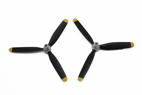 Rage RC 3-Blade Prop & Spinner (2); F4U BL