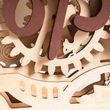 ROKR Open Closed Sign, 3D Wooden Puzzle - Mechanical Wood Models