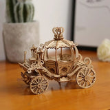 ROKR Classic 3D Wood Puzzles; Pumpkin Carriage/Cart