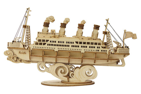 Robotime Classical 3D Wood Puzzles - Cruise Ship