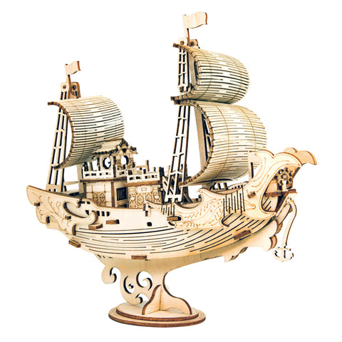 Robotime Classical 3D Wood Puzzles - Diplomatic Ship