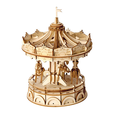 Robotime Classical 3D Wood Puzzles - Merry-Go-Round