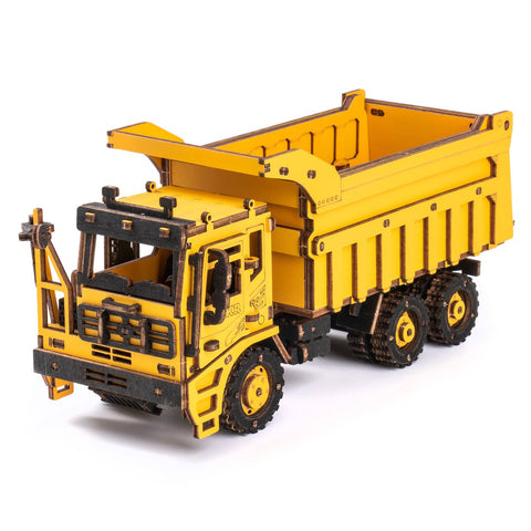 Robotime 3D Wood Construction Vehicles - Dump Truck