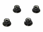 HPI Flanged Lock Nut M5, Black, (4pcs)