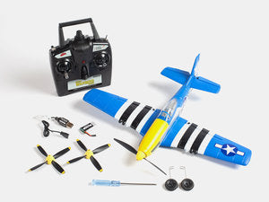Rage R/C P-51D Obsession Micro RTF Airplane with PASS (Pilot Assist Stability Software) System