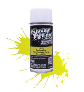 Spaz Stix Candy Yellow Aerosol Paint, 3.5oz Can